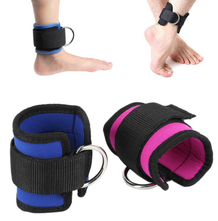 New D-ring Adjustable Ankle Strap Cuffs 1/2PC