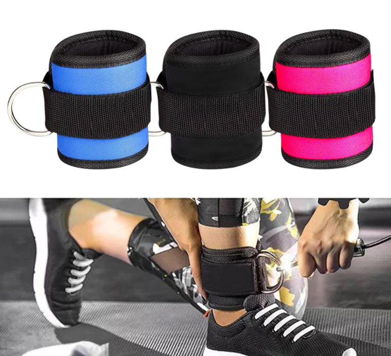 New D-ring Adjustable Ankle Strap Cuffs 1/2PC
