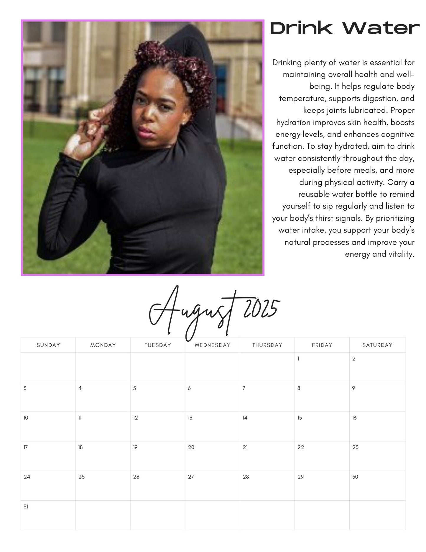 The Fit4Life Calendar