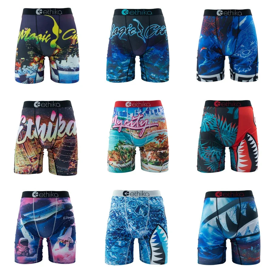 ETHIKA 1Pcs Men Underwear Boxershorts Size S-3XL