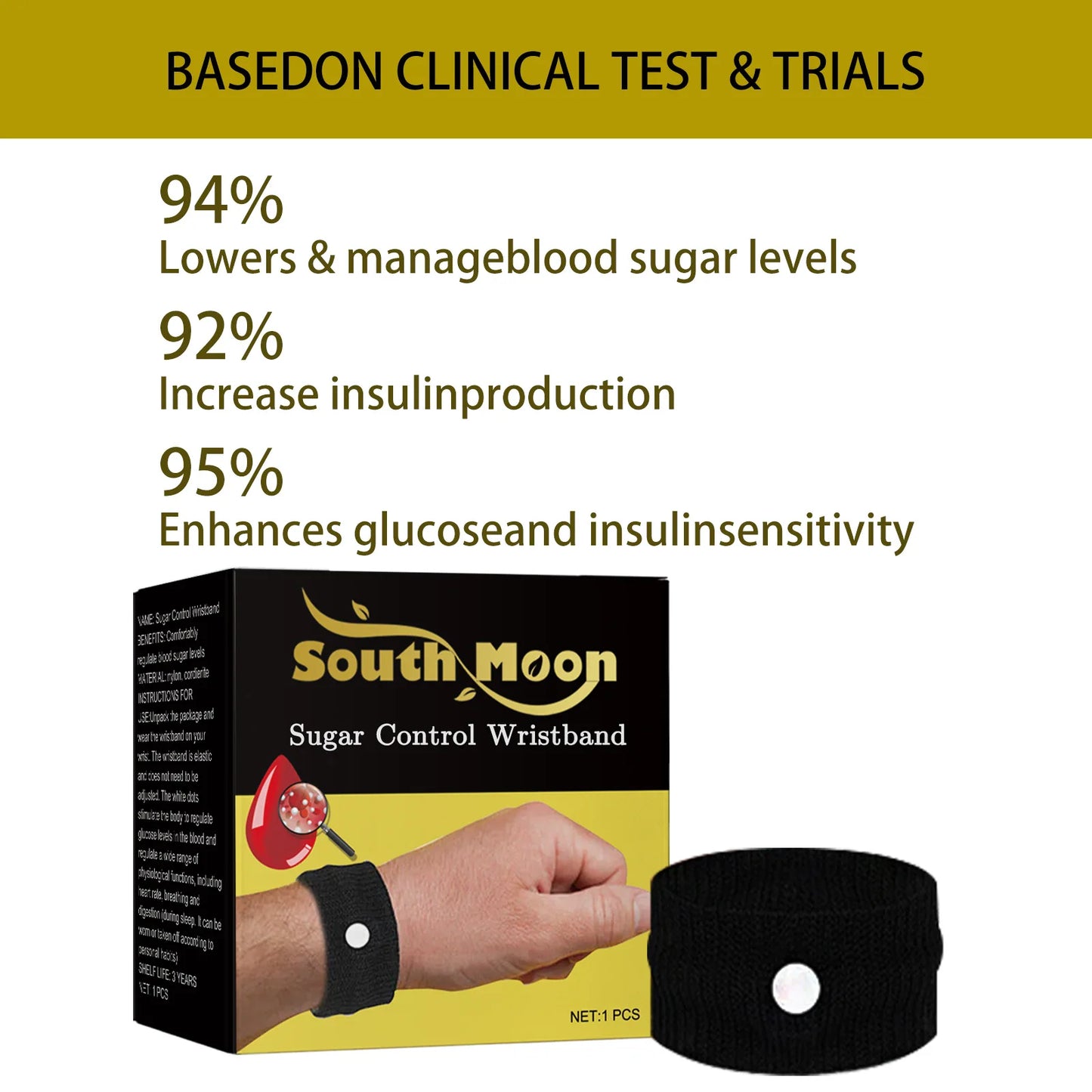 Glucose Monitor Wrist Band