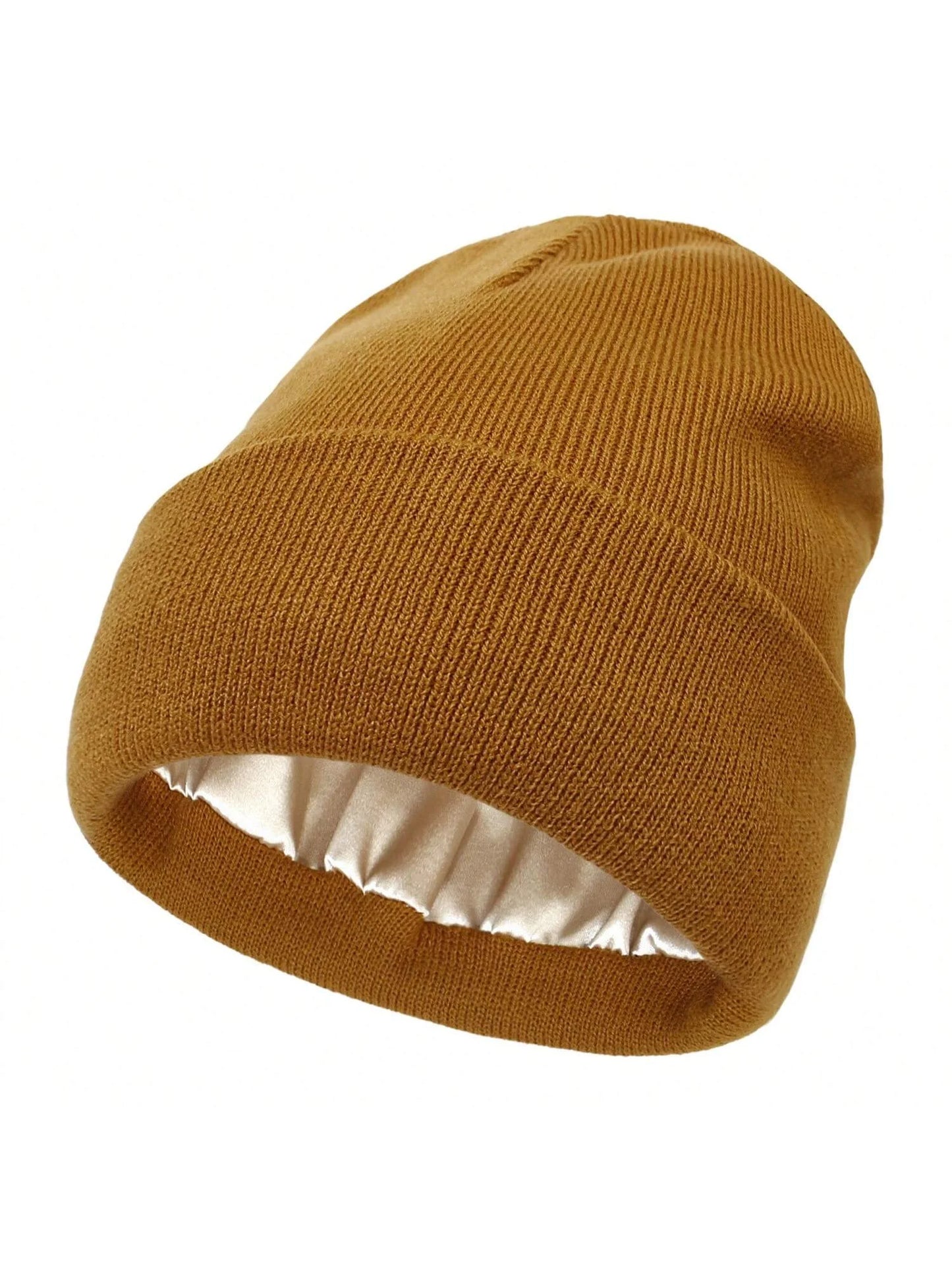 Unisex Satin Lined Beanie Hat For Women