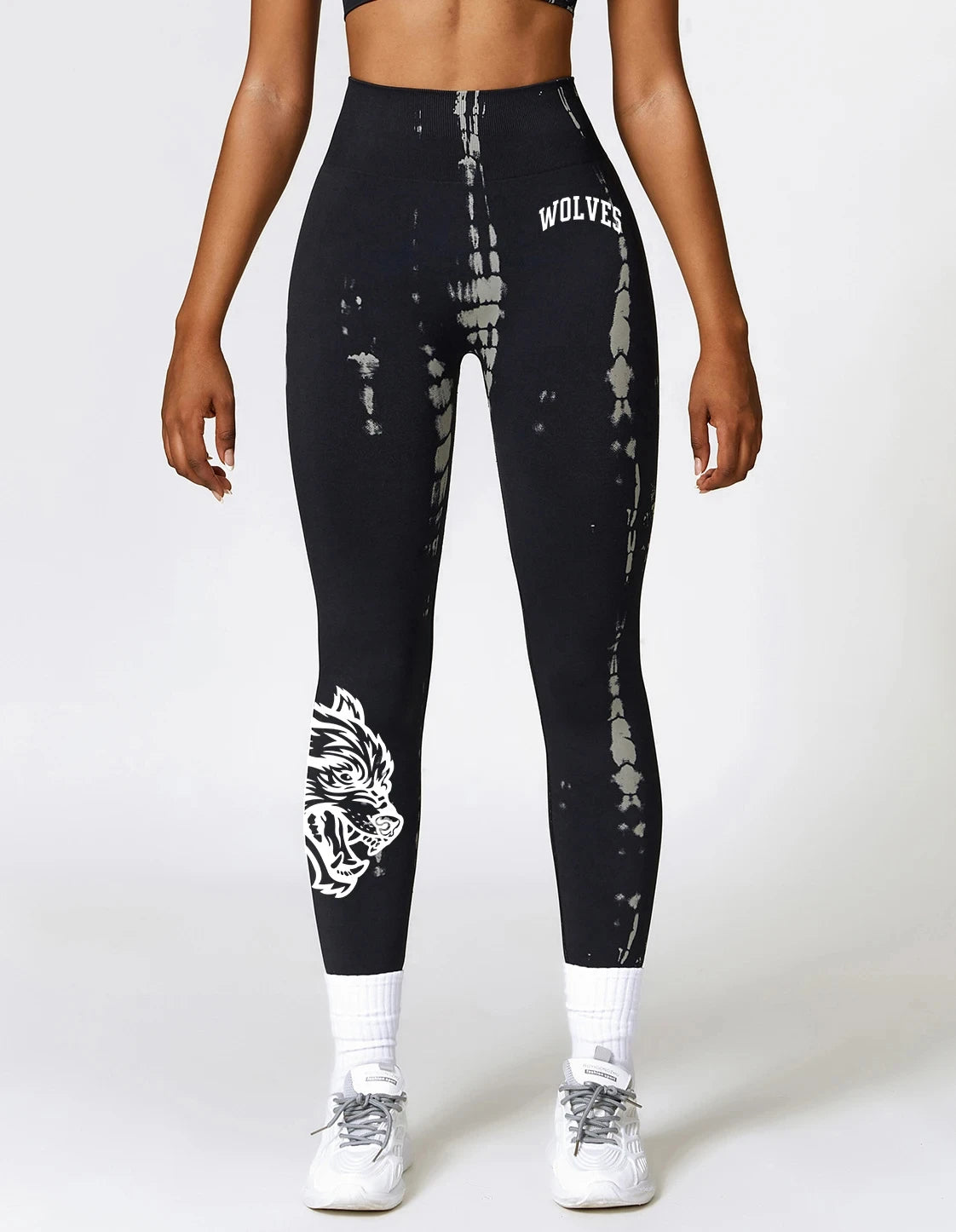 Wolf Print Yoga Legging