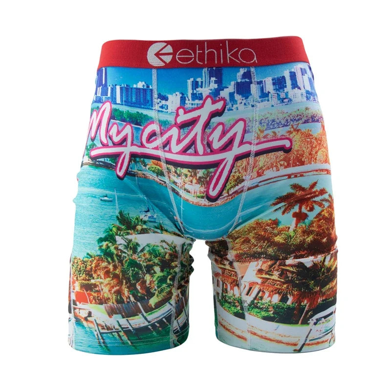 ETHIKA 1Pcs Men Underwear Boxershorts Size S-3XL