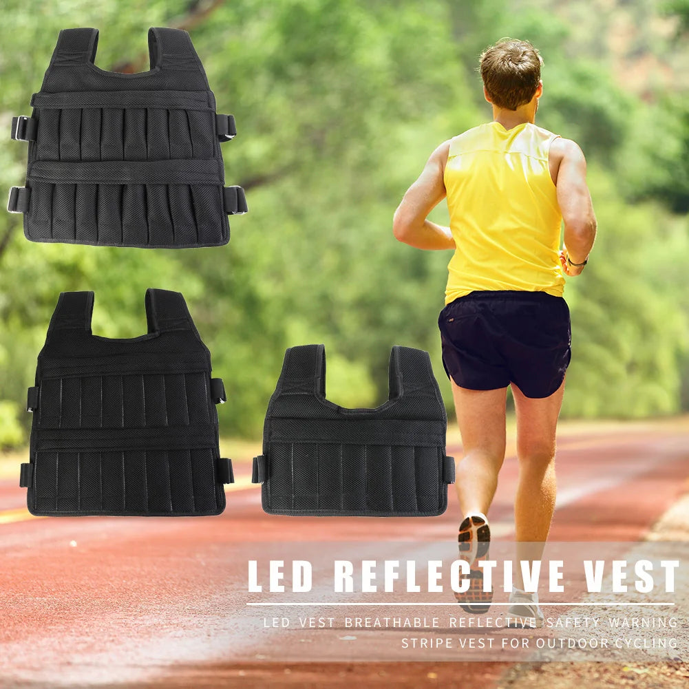 Weight Vest Adjustable Jacket 3/15/35kg
