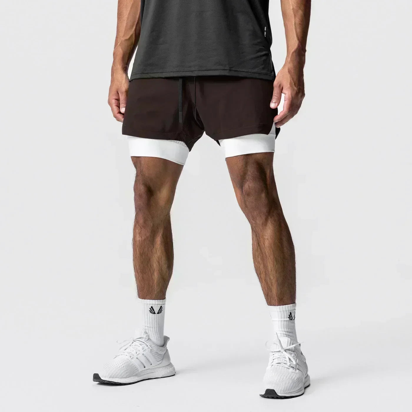 Anime Printed Double Layered Shorts with pockets Men