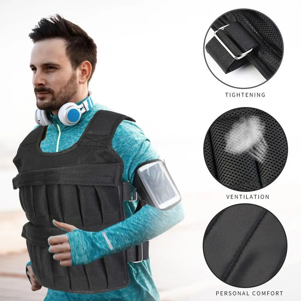 Weight Vest Adjustable Jacket 3/15/35kg