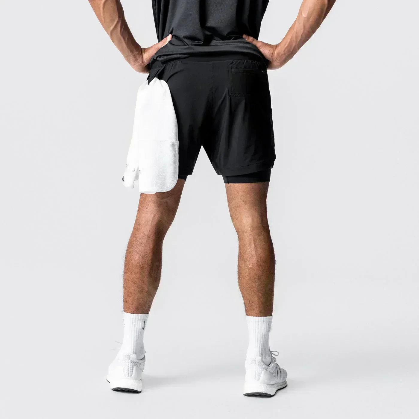 Anime Printed Double Layered Shorts with pockets Men