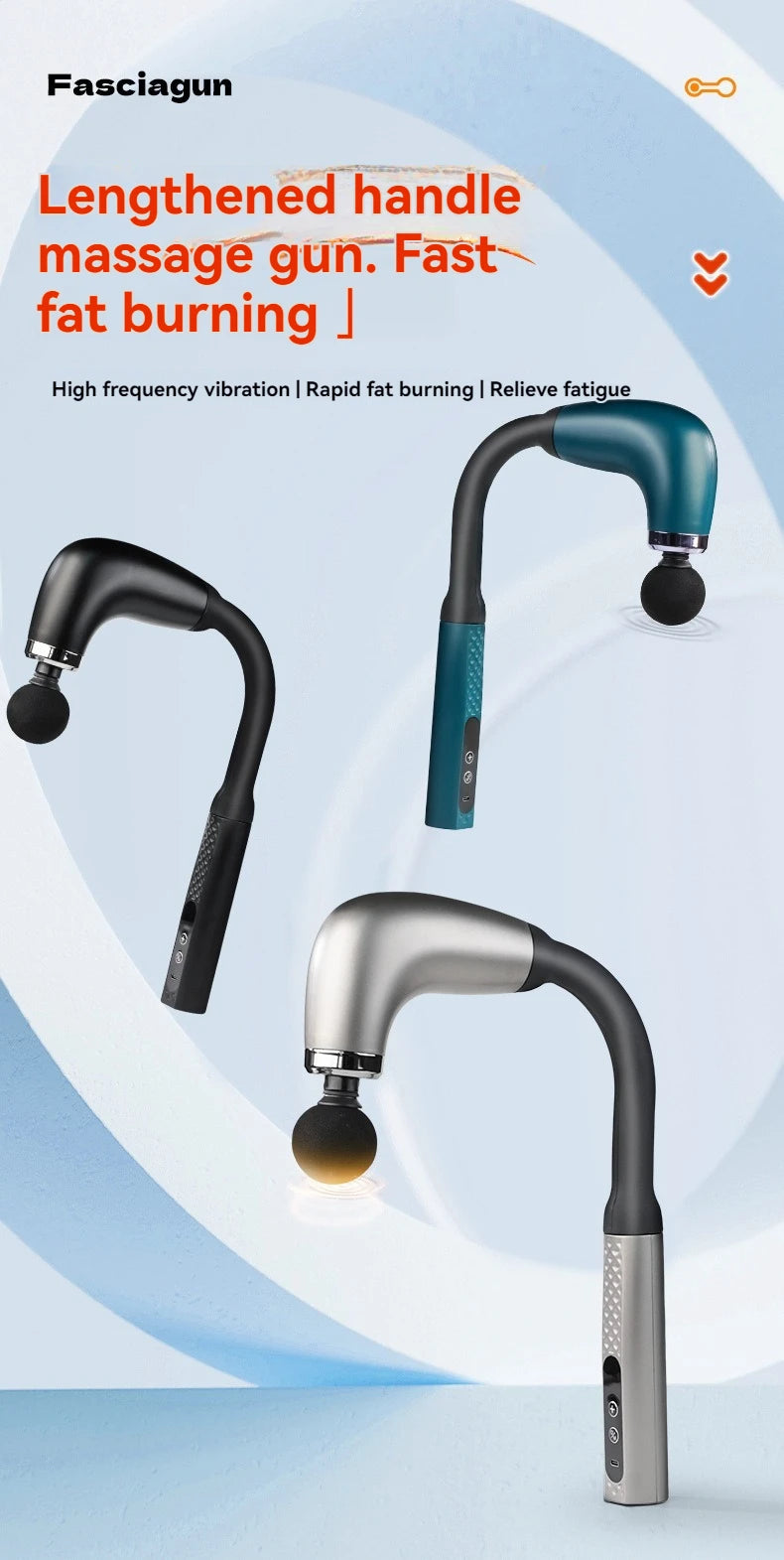 PAQIN Multi-Zone Massage Gun – Deep Relief for Neck, Back & Body
