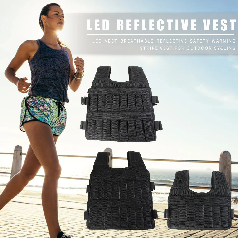 Weight Vest Adjustable Jacket 3/15/35kg