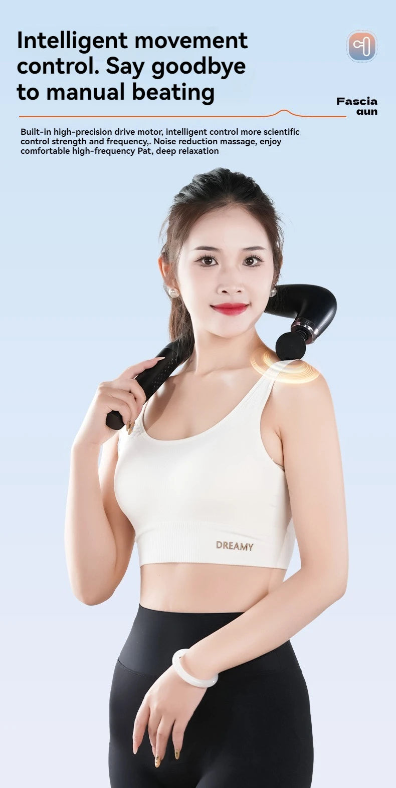 PAQIN Multi-Zone Massage Gun – Deep Relief for Neck, Back & Body