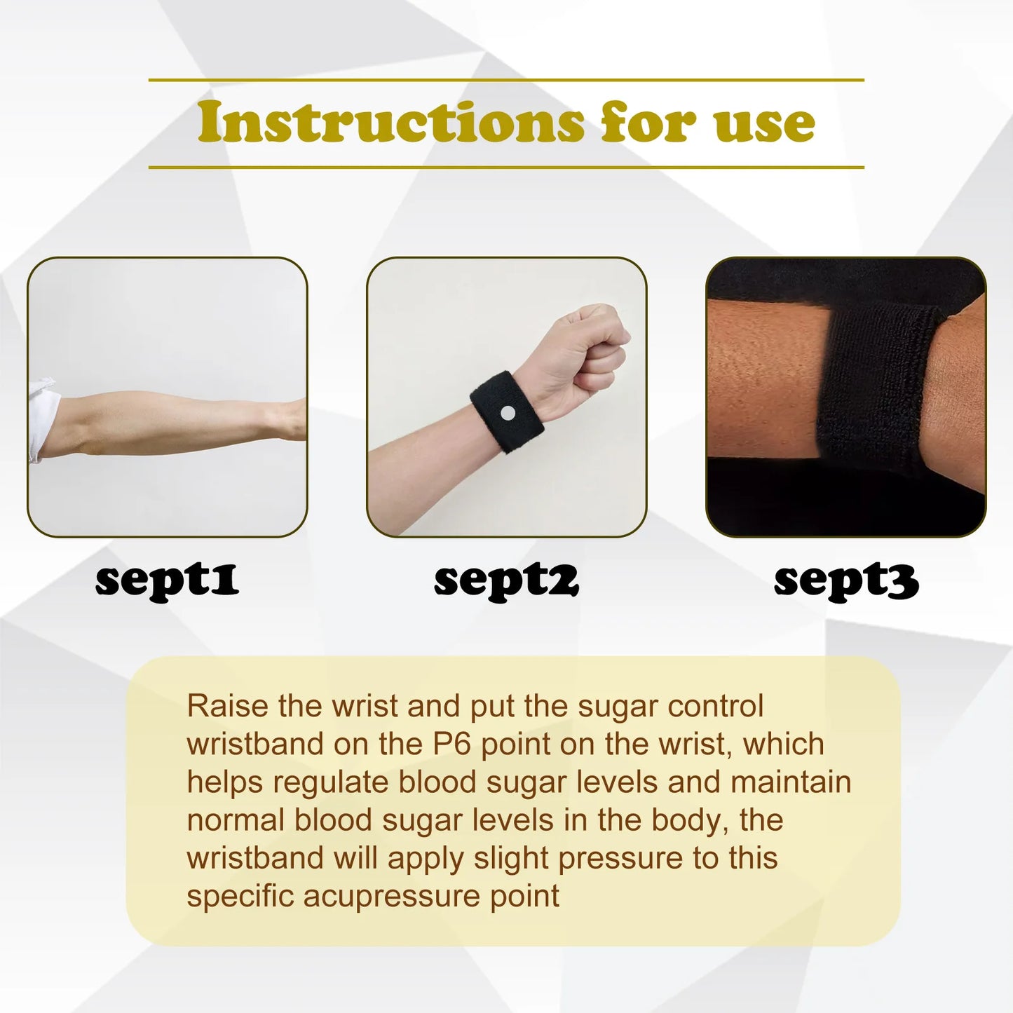 Glucose Monitor Wrist Band