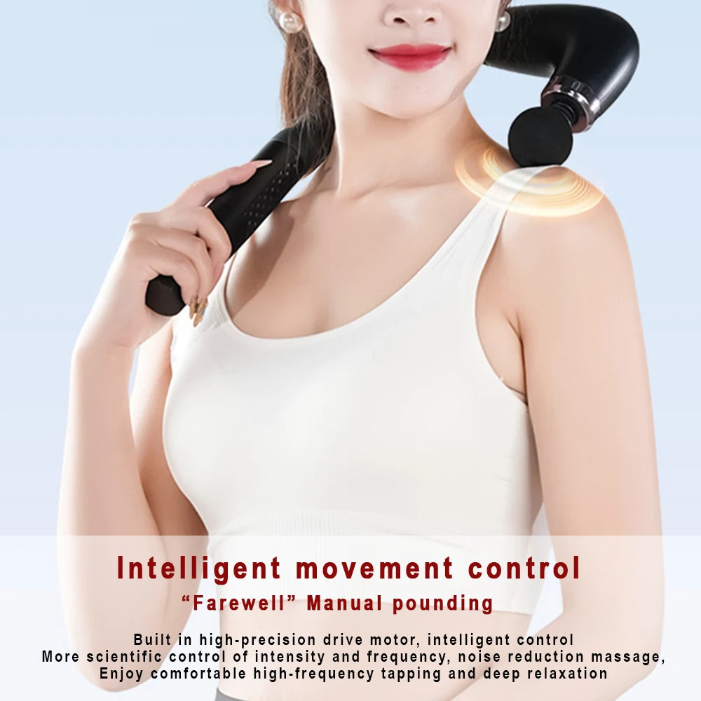 PAQIN Multi-Zone Massage Gun – Deep Relief for Neck, Back & Body
