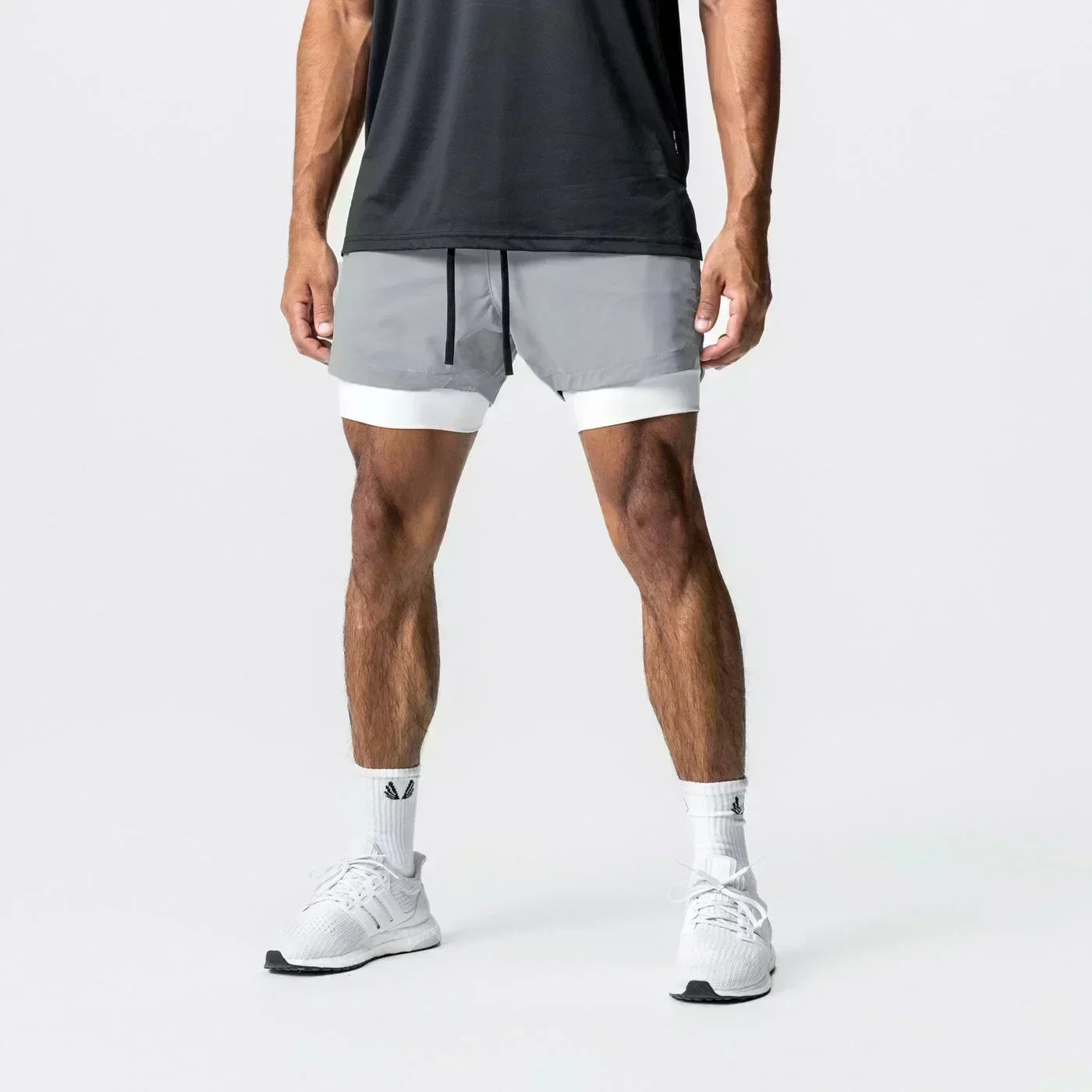 Anime Printed Double Layered Shorts with pockets Men
