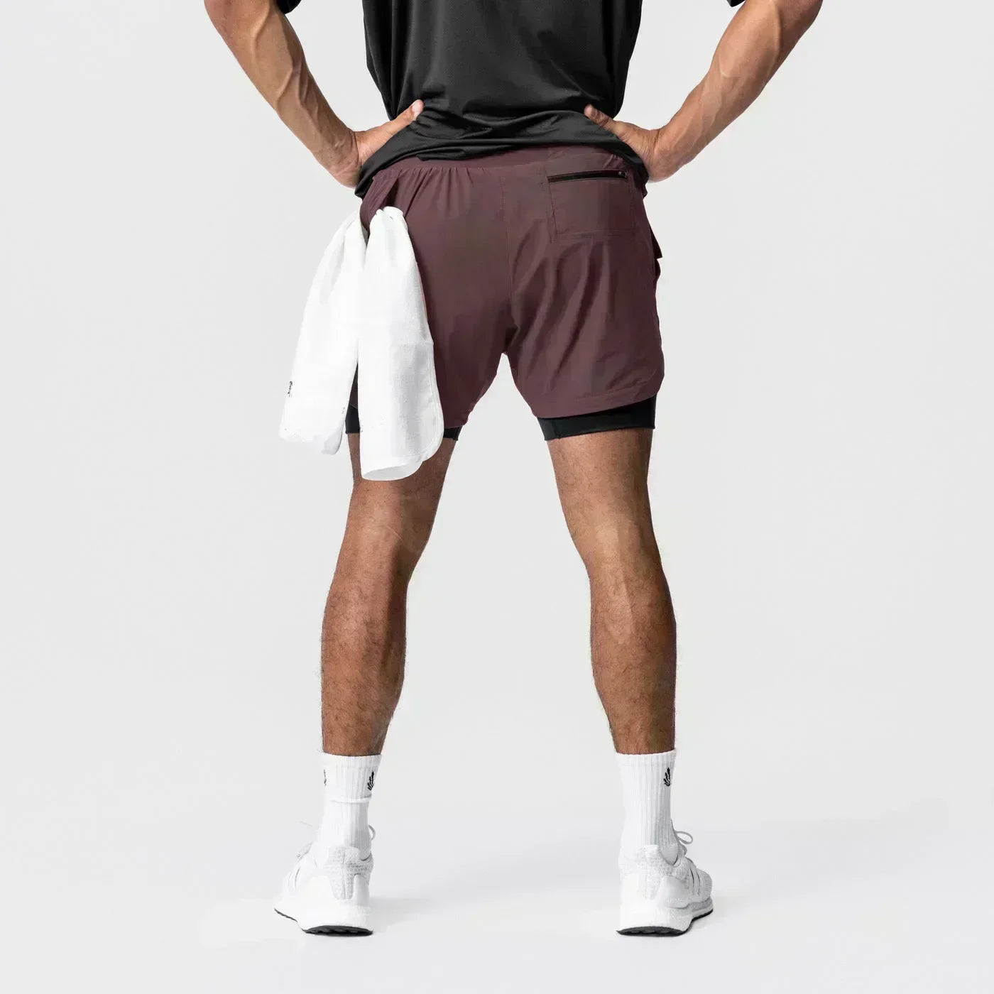 Anime Printed Double Layered Shorts with pockets Men