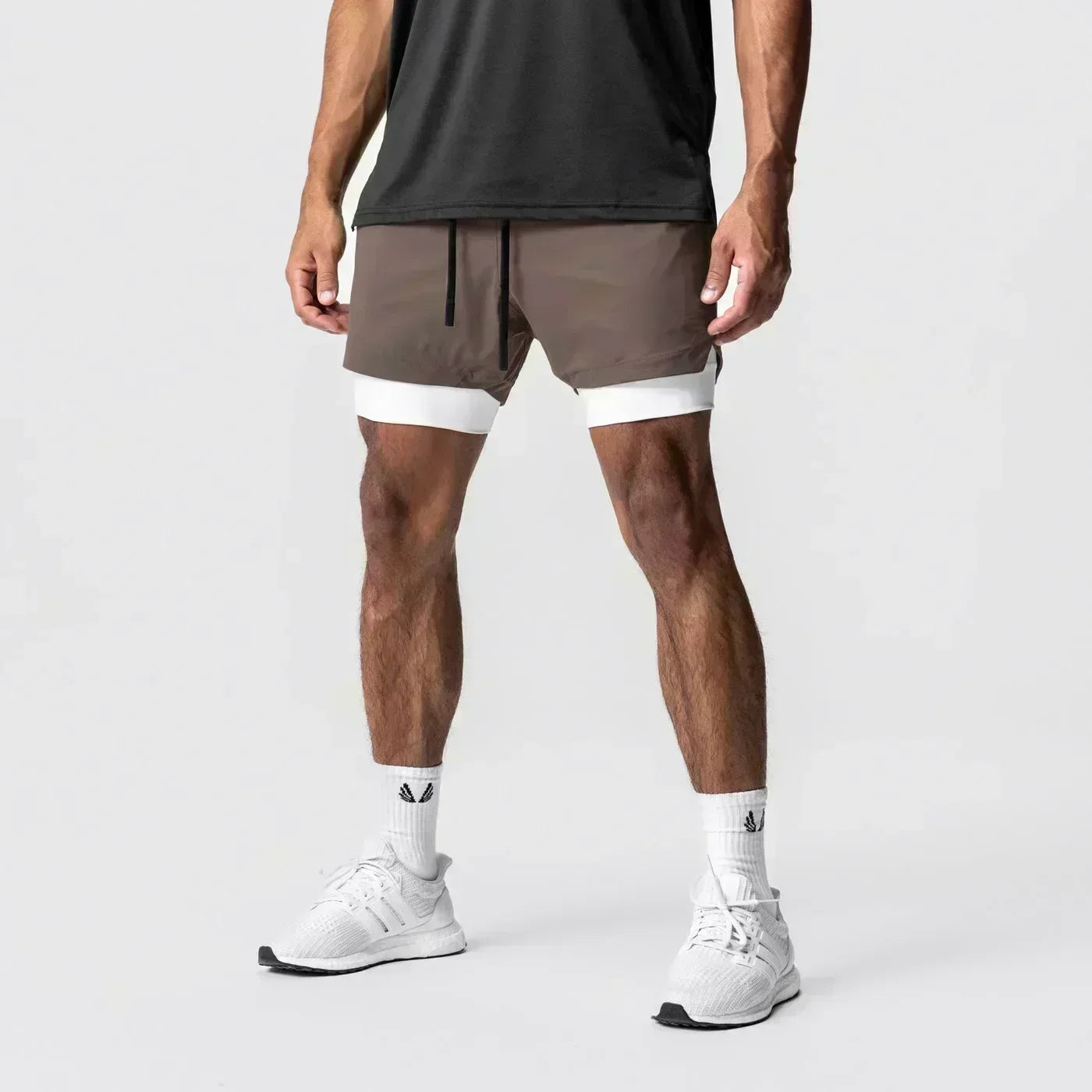 Anime Printed Double Layered Shorts with pockets Men