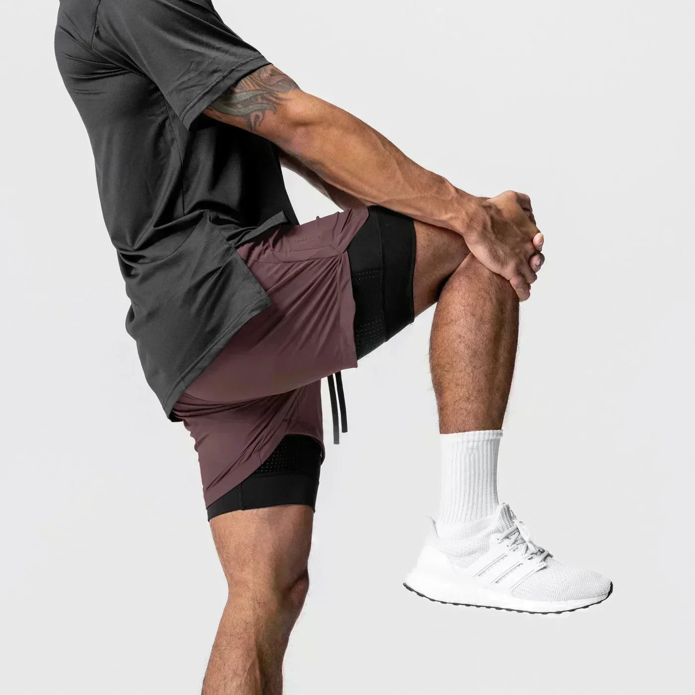 Anime Printed Double Layered Shorts with pockets Men