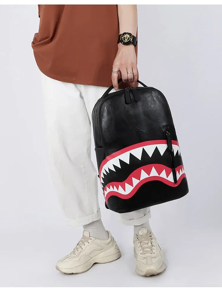 Men's Plaid Gym Shark Back