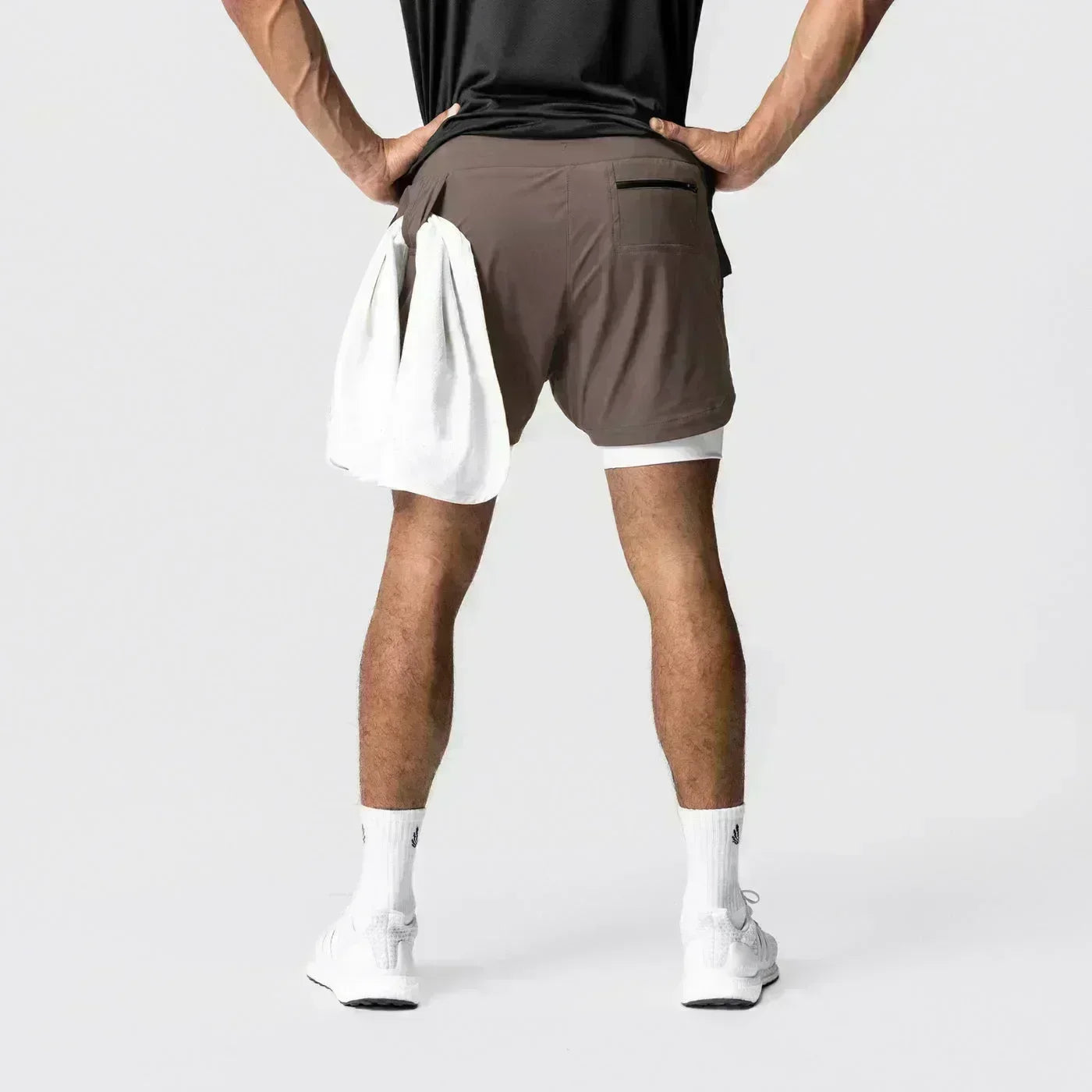 Anime Printed Double Layered Shorts with pockets Men