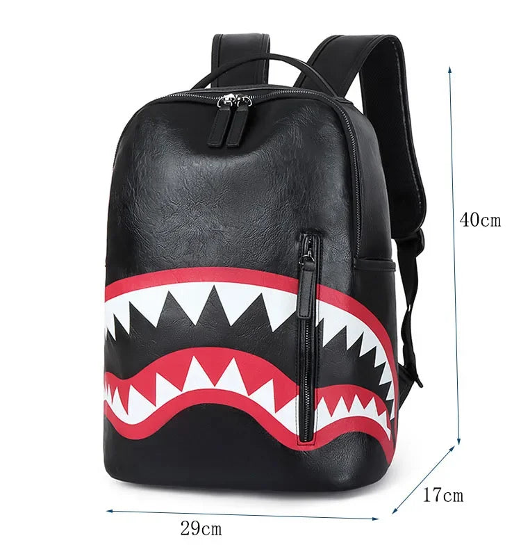 Men's Plaid Gym Shark Back