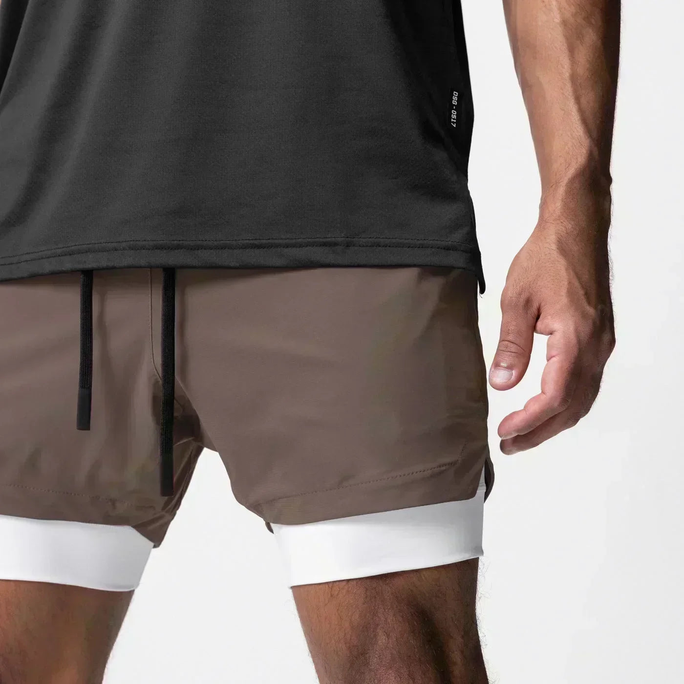 Anime Printed Double Layered Shorts with pockets Men