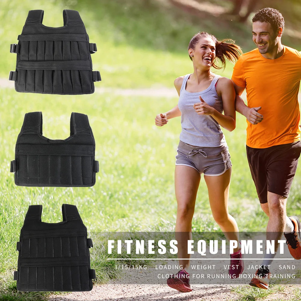 Weight Vest Adjustable Jacket 3/15/35kg