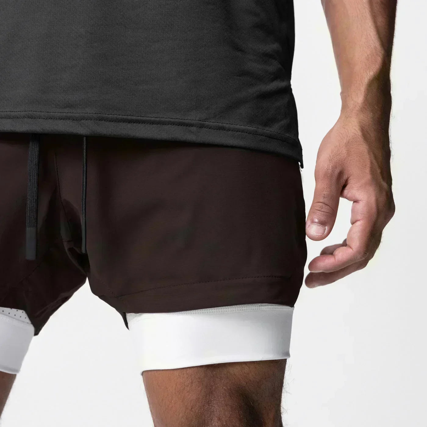 Anime Printed Double Layered Shorts with pockets Men