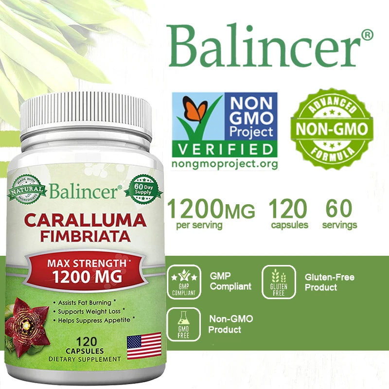 Caralluma Fimbriata Extract All Natural Appetite Suppressant +