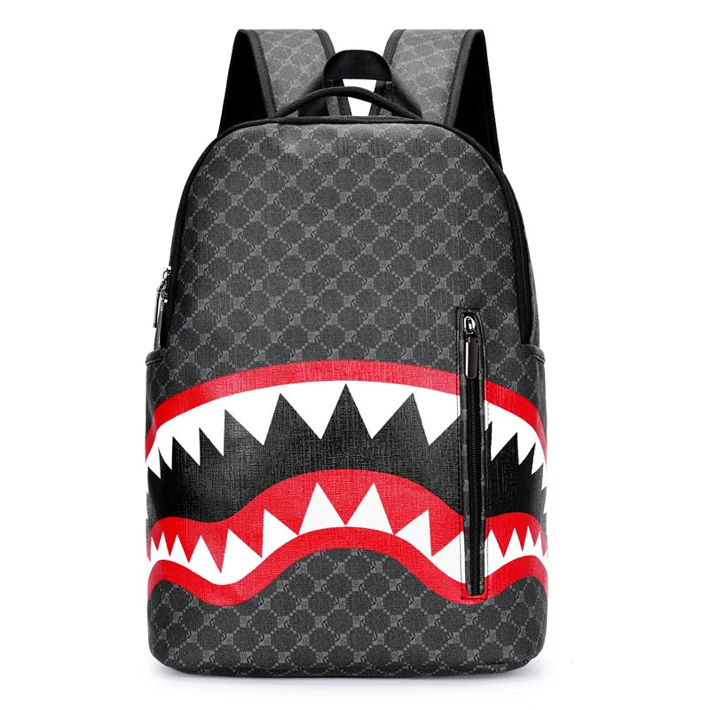 Men's Plaid Gym Shark Back