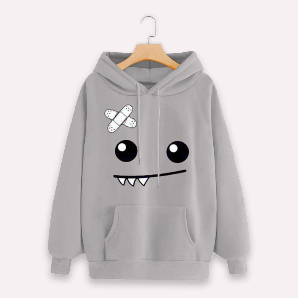 Emoji printed hoodie