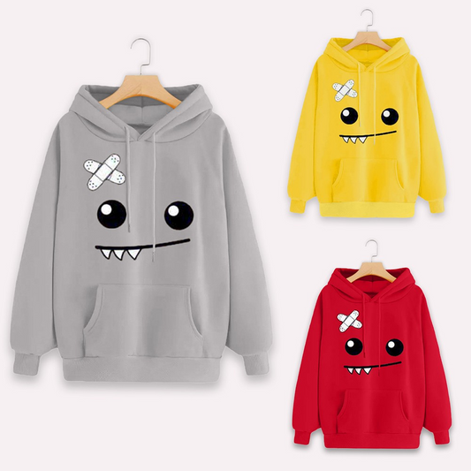 Emoji printed hoodie