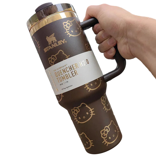 Hello Kitty Stanley Quencher H2.0 Tumbler with Handle and Straw 40 oz