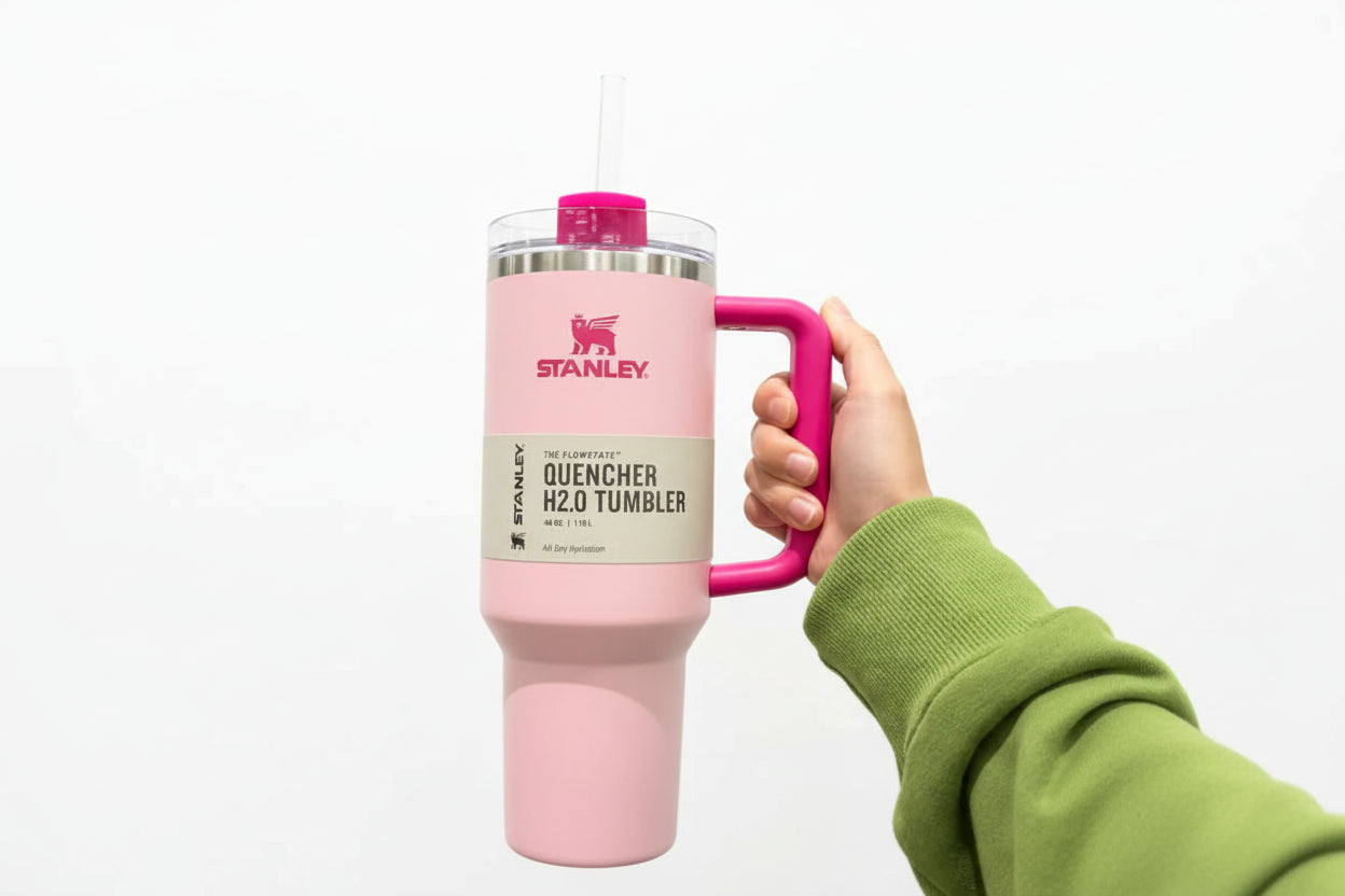 Hello Kitty Stanley Quencher H2.0 Tumbler with Handle and Straw 40 oz