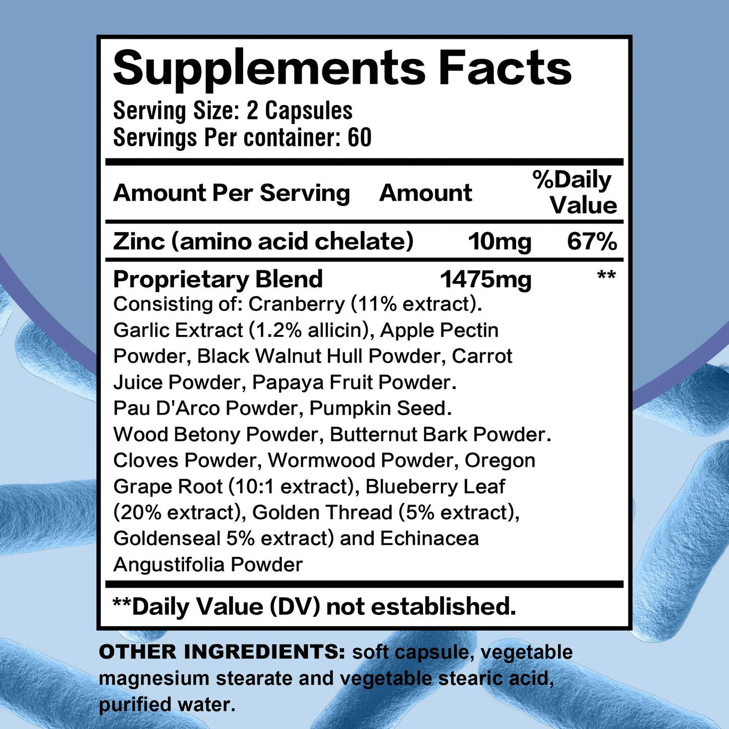 Parasite Blast Detox Complex  120 Capsules
