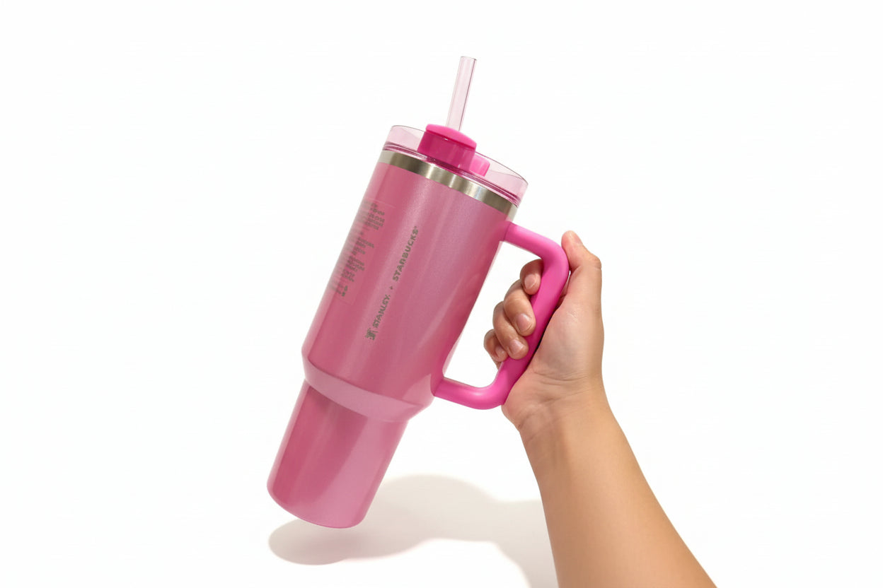Hello Kitty Stanley Quencher H2.0 Tumbler with Handle and Straw 40 oz