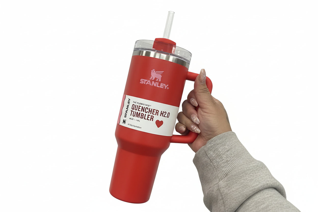 Hello Kitty Stanley Quencher H2.0 Tumbler with Handle and Straw 40 oz