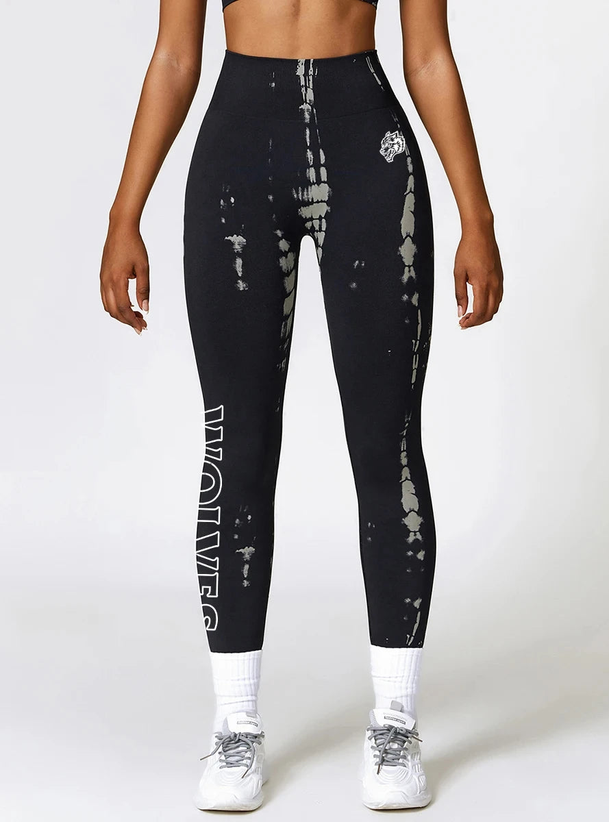 Wolf Print Yoga Legging