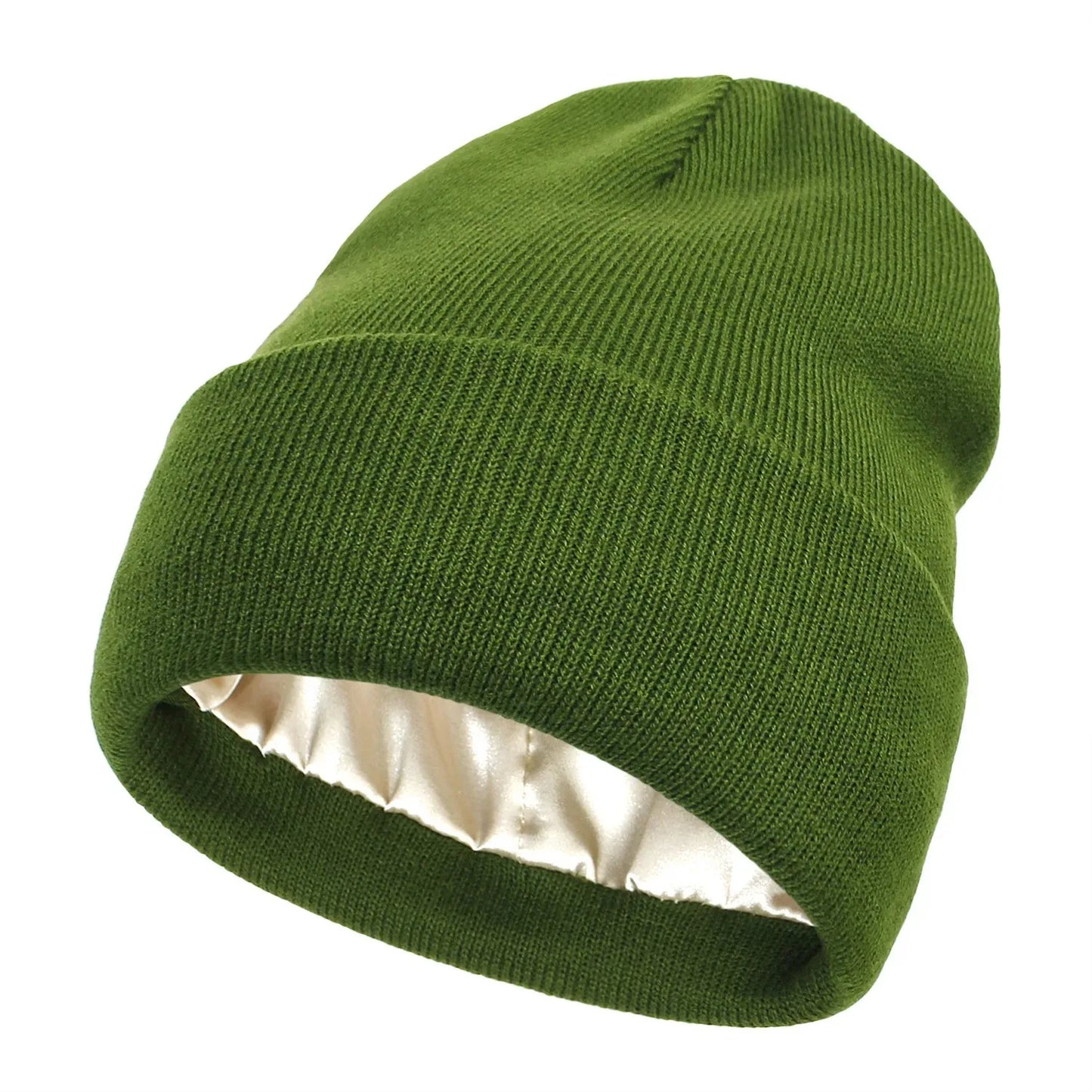 Unisex Satin Lined Beanie Hat For Women