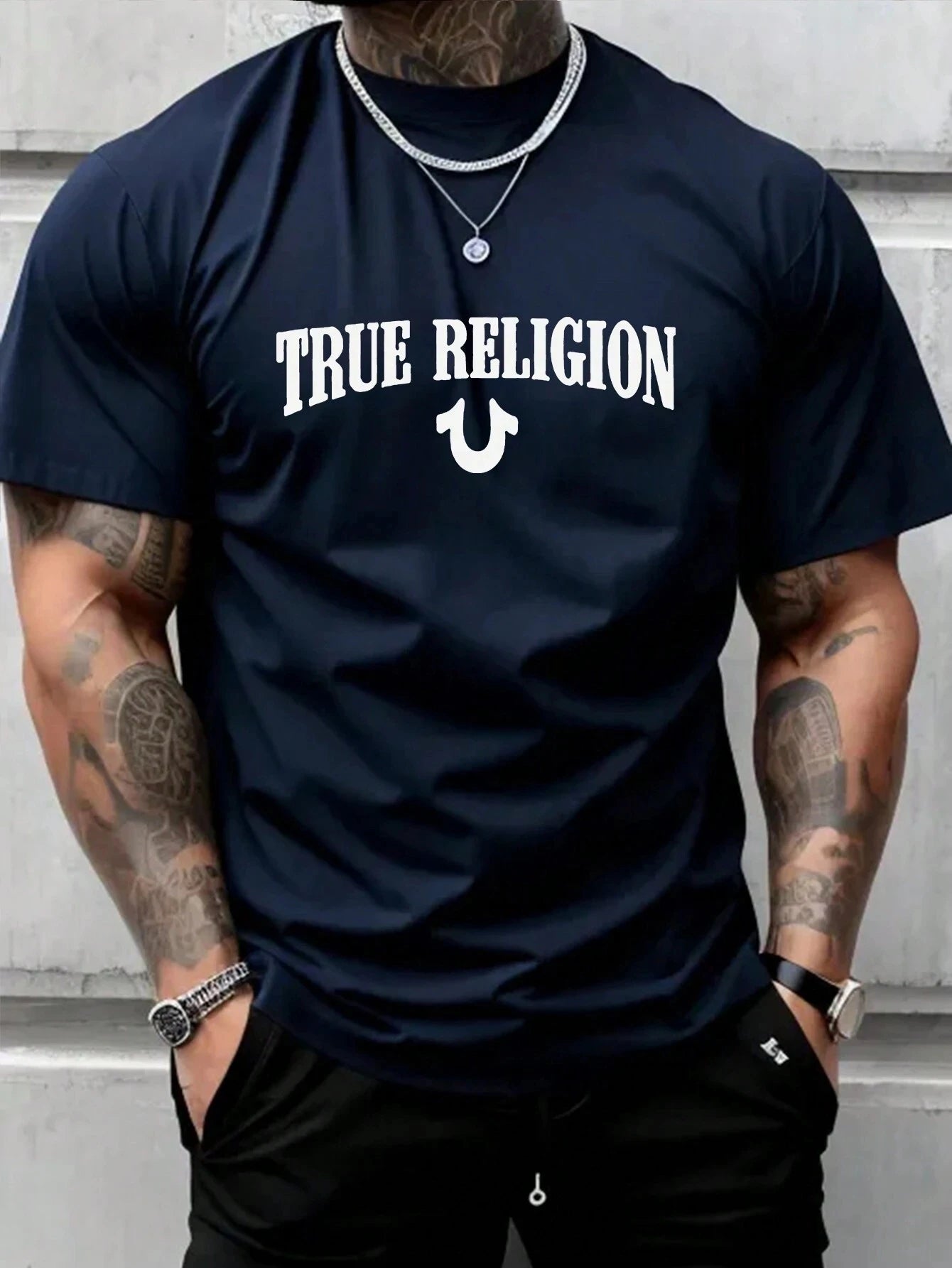 True Religion Men Cotton T-shirt