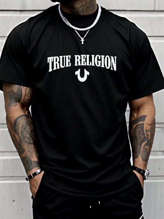True Religion Men Cotton T-shirt