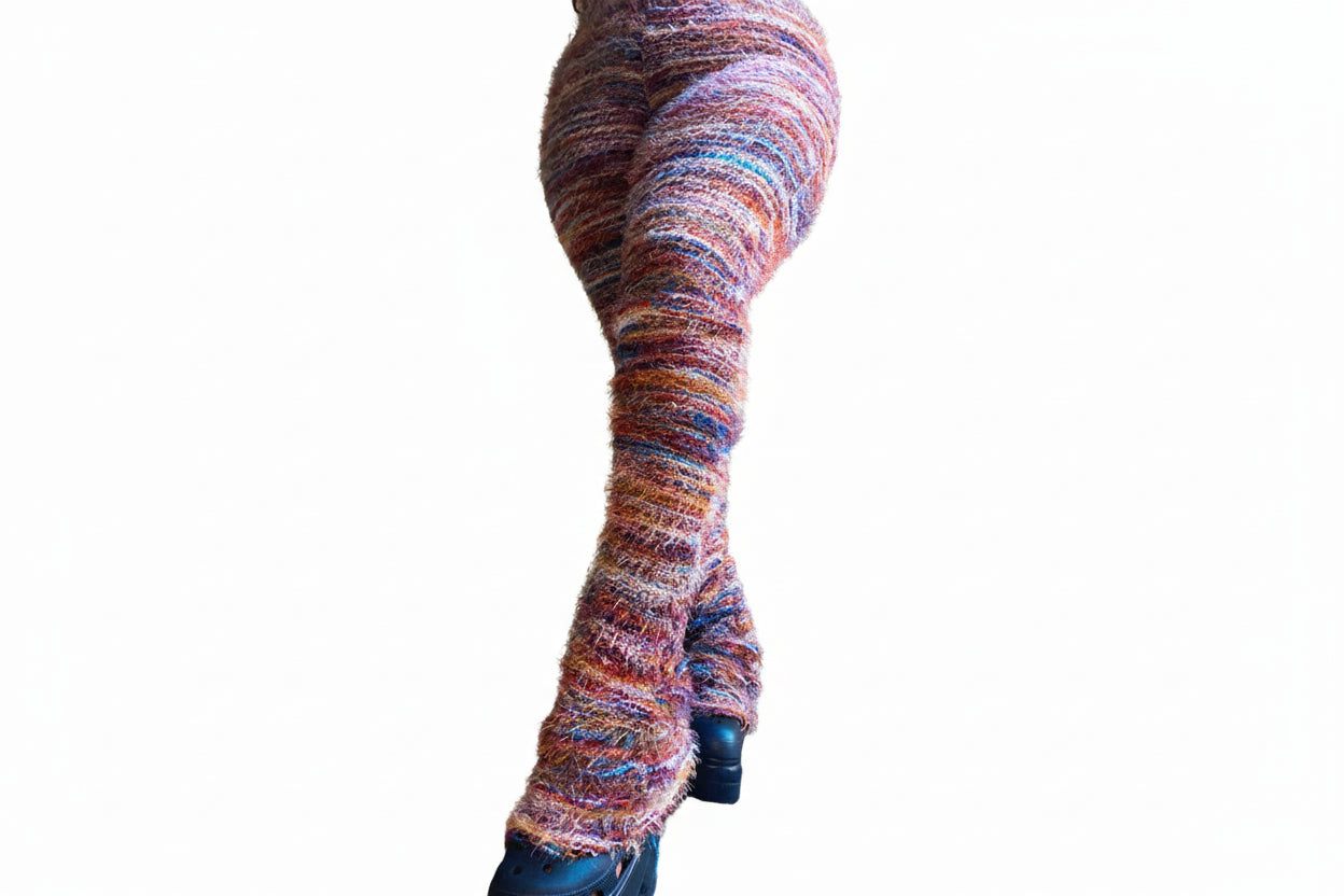 Furry Flare Yoga Pants