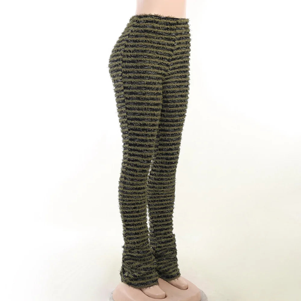 FlexStripe Wide-Leg Pants