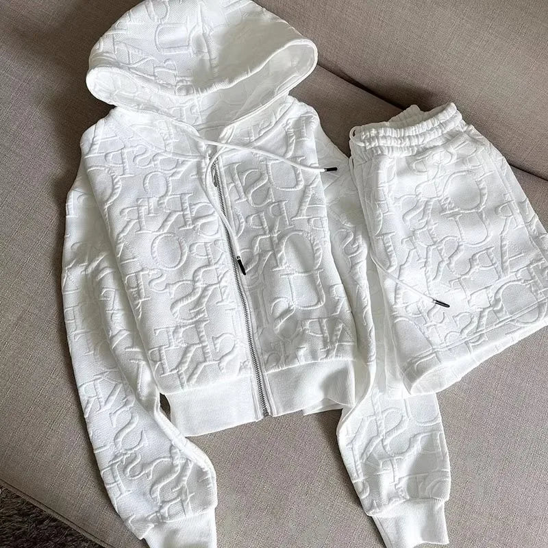 Letter Printed 2-piece set