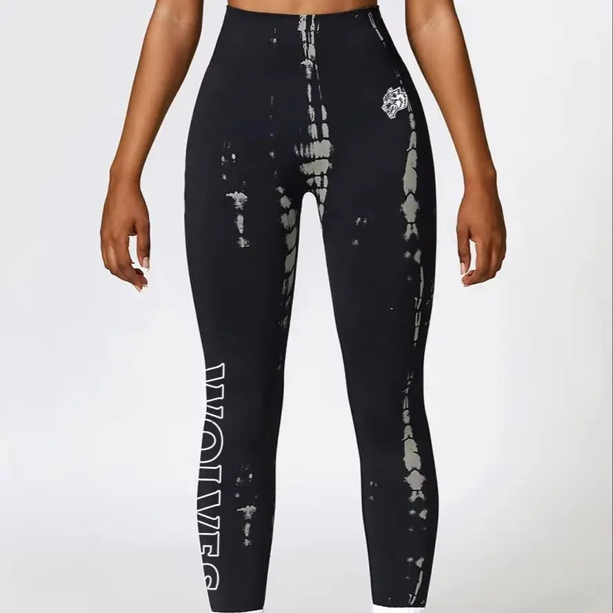 Wolf Print Yoga Legging