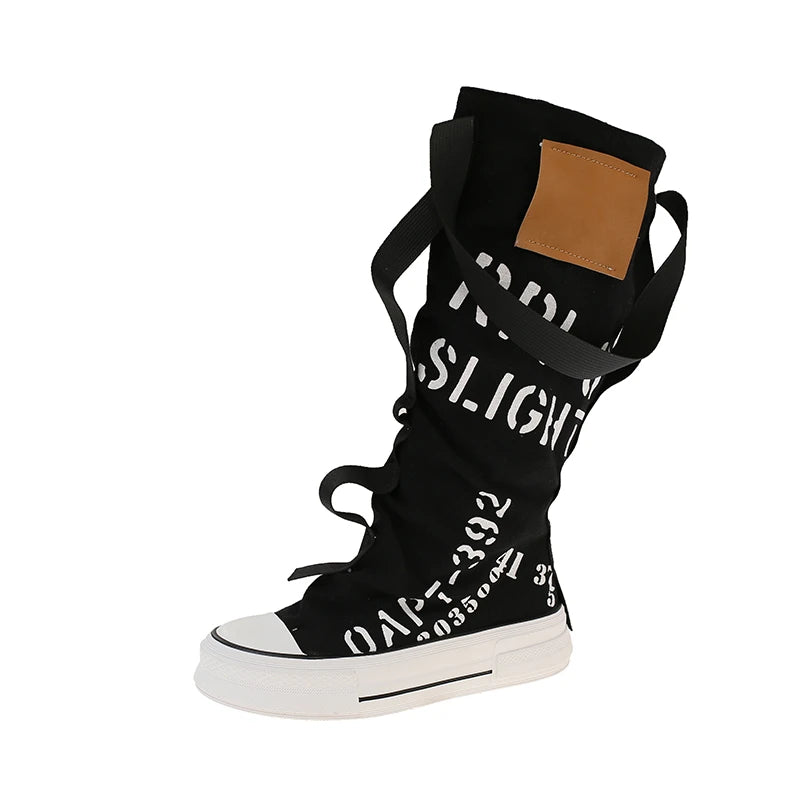 Thigh High A-Star Flat Sneaker