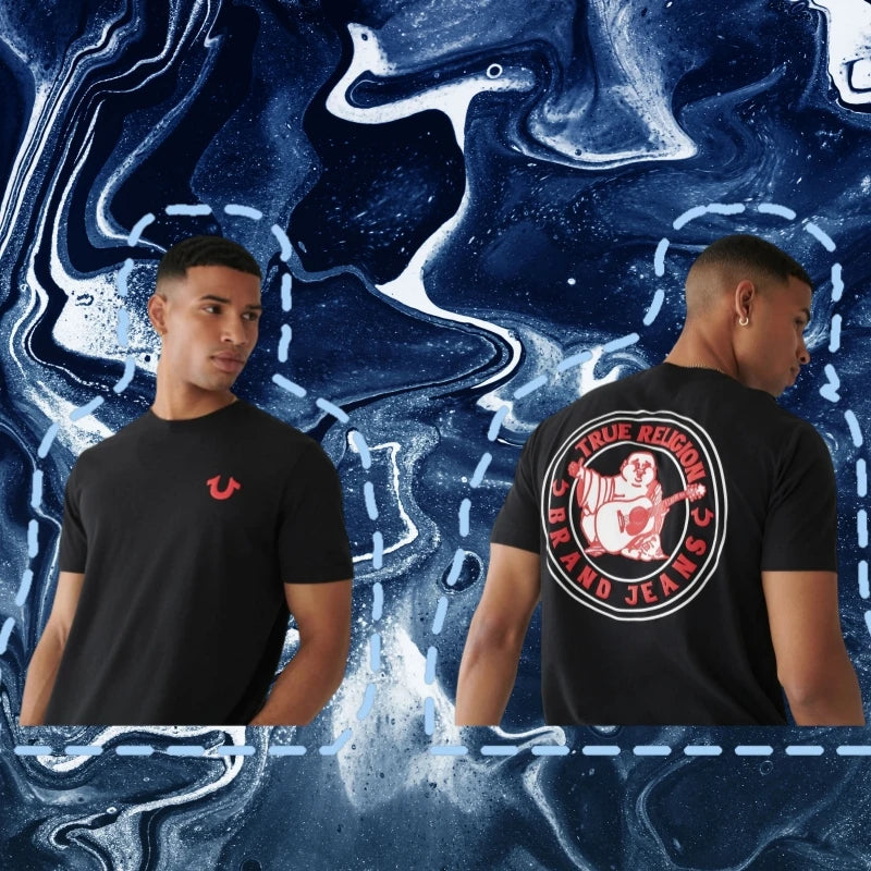 True Religion T-shirt Women Short Sleeves Men