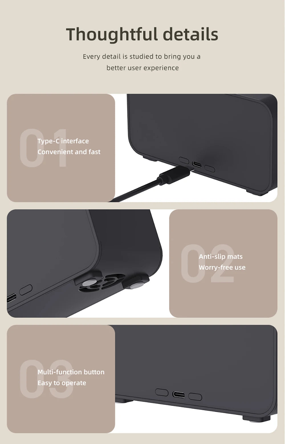 Aroma Diffuser Mini 7 Colorful Flame