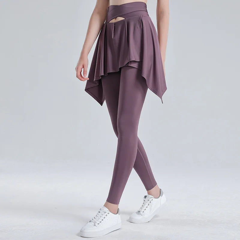 Mini Skirt + Leggings With Pockets