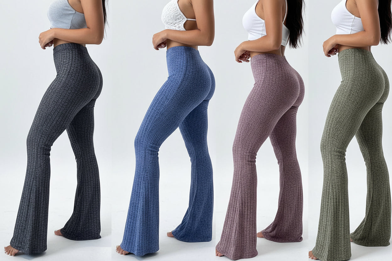 High Waist Flare Pants