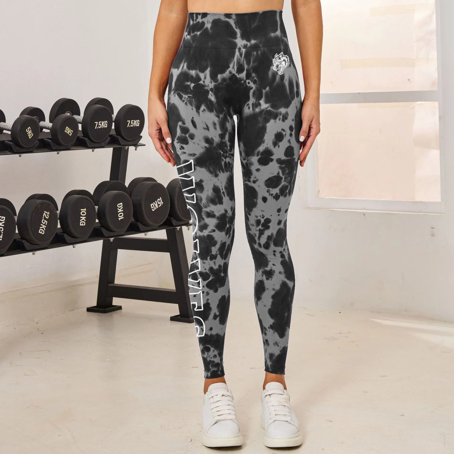 Wolf Print Yoga Legging